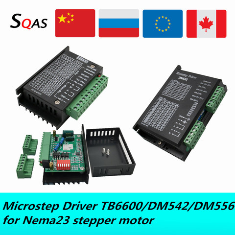 1 шт. микрошаговый драйвер для Nema23 шаговый двигатель TB6600 /DM542/DM556 двигатель постоянного тока для ЧПУ маршрутизатора ► Фото 1/5