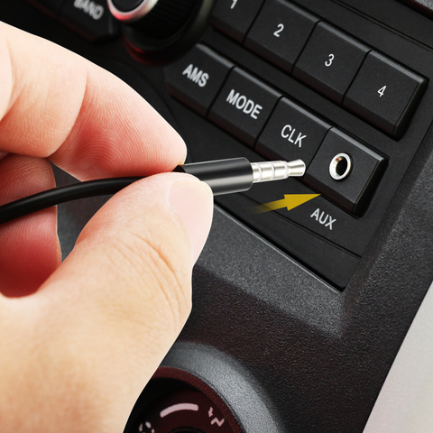 Мини-разъем 3,5 мм AUX аудио разъем в USB 2,0 адаптер конвертер USB Aux кабель для автомобиля MP3 динамик U диск USB флэш-накопитель аксессуары ► Фото 1/5