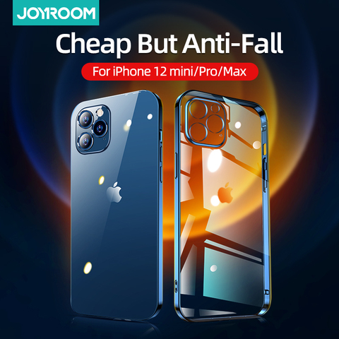 Прозрачный чехол Joyroom для iPhone 12 Pro Max 12 mini TPU + PC ударопрочный чехол с полной защитой объектива для iPhone 12 мин прозрачный чехол ► Фото 1/6