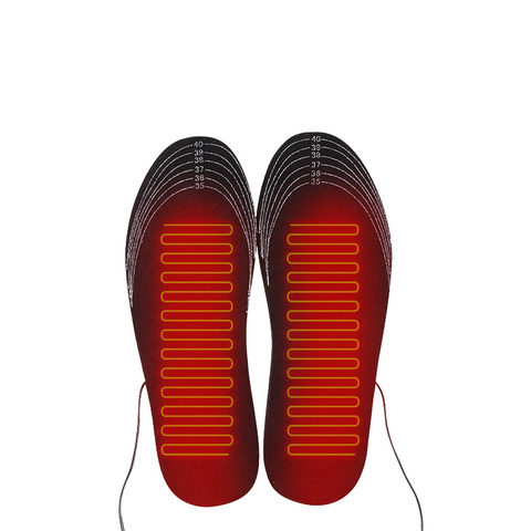 1 пара USB стельки для обуви с подогревом, согревающие стельки для ног, теплые носки, коврик, зимние уличные спортивные стельки, Теплые Зимние ... ► Фото 1/6