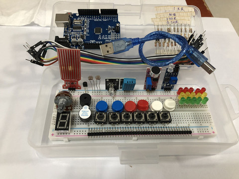 Новейший Обучающий набор, простой RFID стартовый комплект, представляет собой обновленный обучающий комплект для Arduino UNO R3 ► Фото 1/4