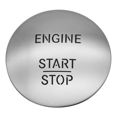 Серебристый кнопочный переключатель зажигания двигателя без ключа переключатель для Mercedes Benz C E GLC Серии W166 W204 W205 W221 W251 ► Фото 1/6
