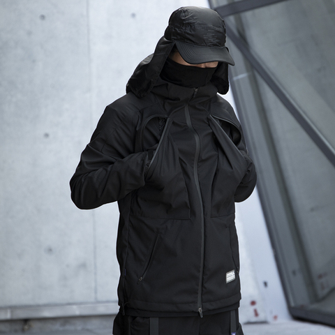 Функциональная водонепроницаемая куртка WHRS techwear ninjawear киберпанк уличная одежда в японском стиле ► Фото 1/5