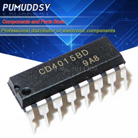 10 шт. CD4015BE CD4015 4015BE 4015 DIP16 новый и IC ► Фото 1/1