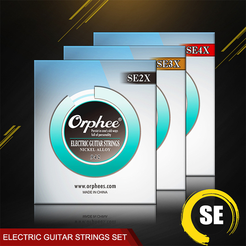 Orphee Professional SE Series 009-042, 010-046, 011-050, Струны для электрогитары из итальянского никелевого сплава ► Фото 1/6