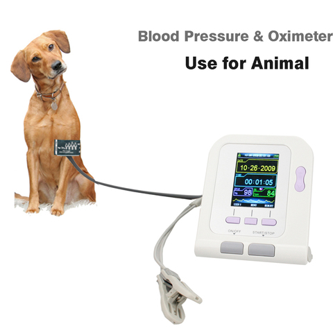 Монитор артериального давления CONTEC08A, цифровой ветеринарный прибор для измерения артериального давления и сопротивления крови у животных ► Фото 1/6