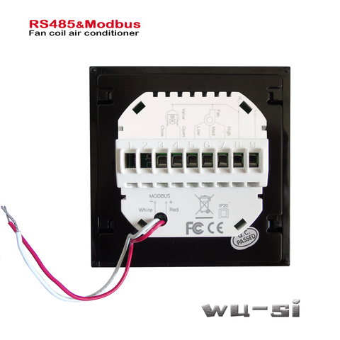 2-трубный термостат Modbus и RS485 RTU для связи, тепловой или холодный 95-240 В переменного тока, опционально 24 В переменного тока ► Фото 1/6