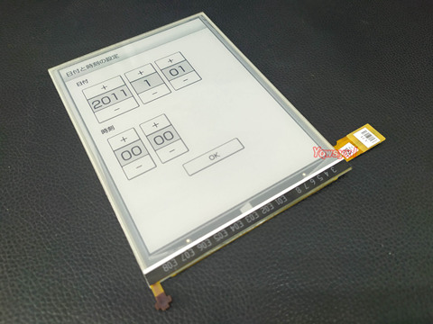 Оригинальный 6-дюймовый ЖК-экран Yqwsyxl ed060cpe с подсветкой, Матрица экрана E-Ink Для NOOK for Gmini Magic Book R6L, стеклянная электронная книга с ЖК-дисплеем ► Фото 1/6