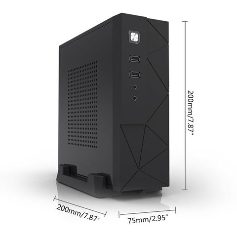 JX01 SECC Mini ITX шасси для HTPC игровой чехол для компьютера Настольный ПК ► Фото 1/6