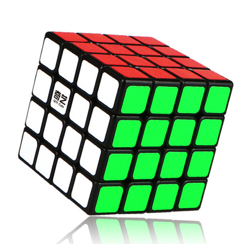 QiYi Yuan S 4x4 скоростной куб 4x4x4 головоломка скоростной магический куб 4 слоя скоростной Куб Профессиональная головоломка игрушка для детей Детский подарок ► Фото 1/6