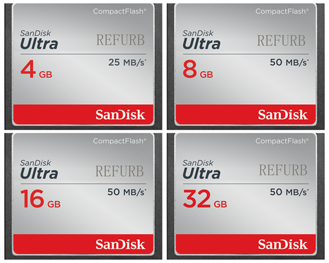 Sandisk CF карта памяти 32 ГБ 16 ГБ 8 ГБ 50 МБ/с./с 25 МБ/с./с ультра 32 г 16 г 8 г компактная вспышка для цифровой камеры оригинал ► Фото 1/6