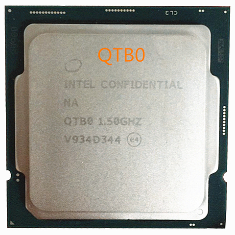 Процессор Intel Core, процессор es i9 10900T es QTB0, 1,5 ГГц, 10-ядерный процессор, L2 = 2,5 м, L3 = 20 м, 35 Вт, LGA 1200 ► Фото 1/2