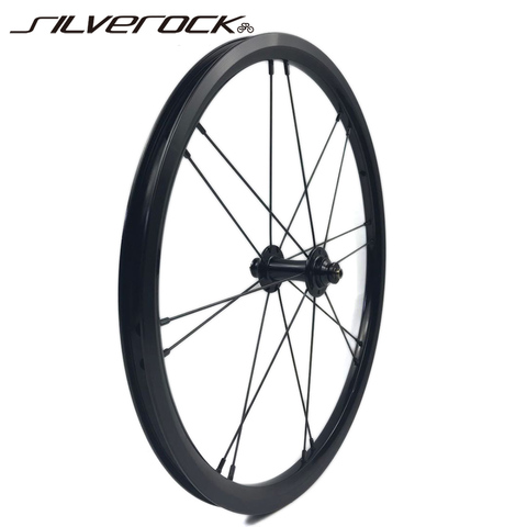 SILVEROCK велосипед переднее колесо 16HG2 16x1 3/8 дюймов 349 Kinlinnbr обод для Fnhon Gust Brompton PIKES 3 60 дюймов Сверхлегкий складной велосипед 340 г ► Фото 1/6