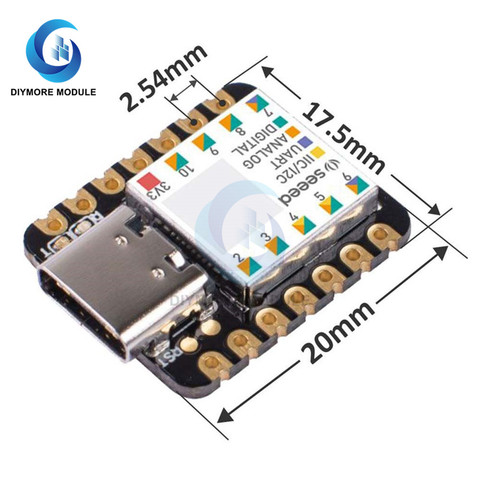 Микроконтроллер Seeeduino XIAO SAMD21 Cortex M0 + Nano 48 МГц, инструмент для разработки системы Arduino IDE/IOT ► Фото 1/6