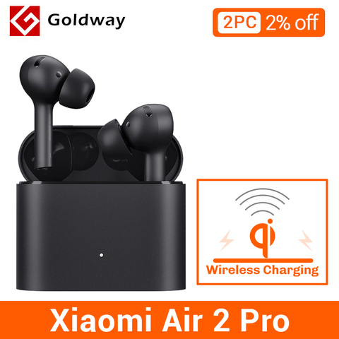 Новинка Xiaomi Air 2 Pro TWS Bluetooth Airdots 2 Pro Mi True беспроводные наушники Экологичные шумоподавляющие наушники 3 микрофона ENC ► Фото 1/6