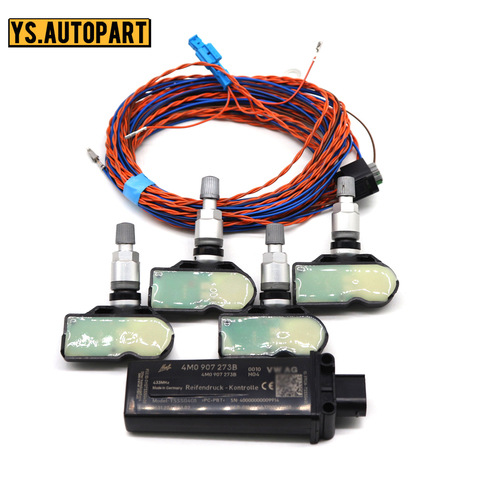 Система контроля давления в шинах для AUDI Q7 A5 SKODA BENTLEY PORSCHE McLAREN Volkswagen TPMS Sensor 4M0907273B 5Q0907275B ► Фото 1/6