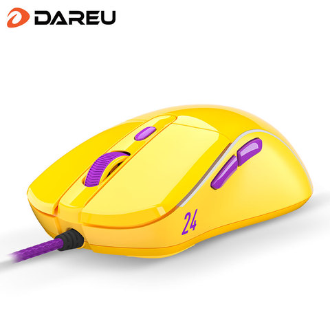 Игровая мышь Dareu A960 65g с легкой RGB подсветкой, мягкая проводная мышь с разрешением 16000 DPI 1000 Гц 50 миллионов нажатий [KB24] ► Фото 1/6