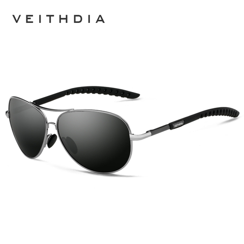 Мужские солнцезащитные очки VEITHDIA, брендовые классические дизайнерские очки с поляризационными стеклами, модель VT3088, 2022 ► Фото 1/6