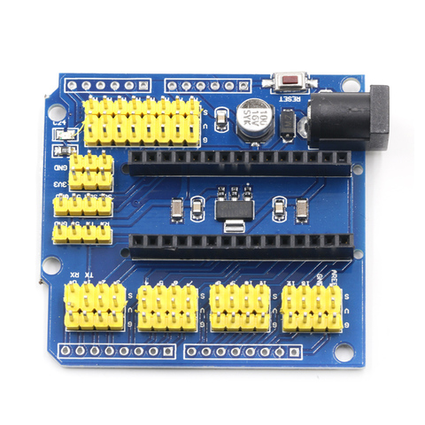 NANO I/O IO датчик расширения щит модуль для Arduino UNO R3 Nano V3.0 3,0 контроллер совместимая плата I2C ШИМ интерфейс 3,3 V ► Фото 1/5