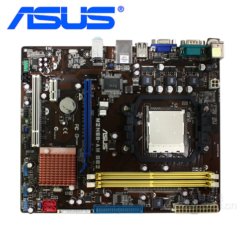 Для материнской платы AMD NVIDIA GeForce 7025 630a ASUS M2N68-AM SE2 материнская плата DDR2 M2N68 AM SE 2 настольная системная плата ► Фото 1/6