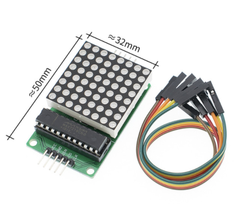 Модуль точечной матрицы MAX7219 8*8, модуль контроля микросхем, модуль дисплея светодиодный модуль управления светодиодным дисплеем MCU для Arduino 5 В, 10 шт. ► Фото 1/1