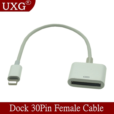 Док-станция для 30Pin женский USB-C USB 3,1 Micro USB Lightning 8pin Type C мужской короткий зарядный кабель для передачи данных для Huawei Xiaomi Mac Onplus Высота каблука 10 см ► Фото 1/6