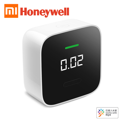 Умный формальдегид-монитор Xiaomi Mijia Honeywell HCHO OLED Bluetooth PPB, электрохимический датчик, детектор, работает с приложением Mi home ► Фото 1/6