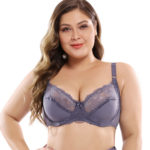 Plus Size Bra 30 32 34 36 38 40 42 44 C/D/DD/DDD/E/F/FF/G Cup