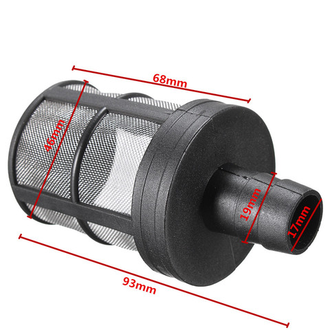 Пластиковый фильтр для всасывания воды 19 мм разъем для мойки высокого давления фильтр от пыли водяной насос ► Фото 1/6
