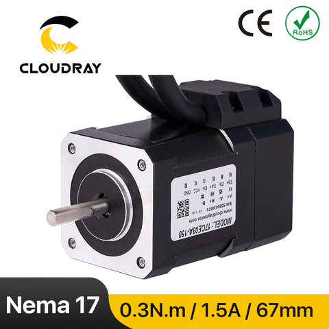 Cloudray Nema 17 шаговый двигатель 0.3N.m 1.5A замкнутый цикл шаговый серводвигатель с кодером для 3D принтера CNC ► Фото 1/6