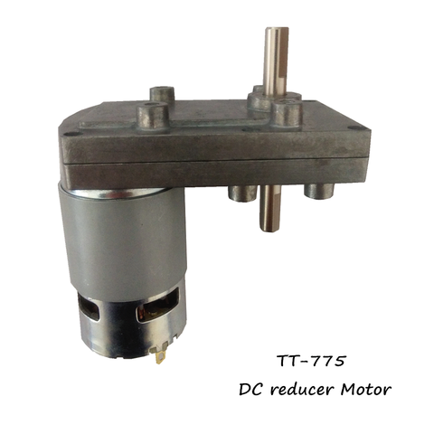 Квадратный редуктор постоянного тока, двигатель с двумя полыми валами и высоким крутящим моментом, 6 в, 12 В, 24 В постоянного тока, 3-30 в, CW, CCW, ин... ► Фото 1/6