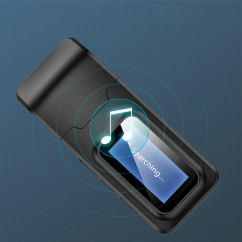 Bluetooth приемник 5,0 аудио беспроводной передатчик адаптер ЖК-дисплей для автомобиля ПК наушники микрофон 3,5 Bluetooth 5,0 рецептор ► Фото 1/4