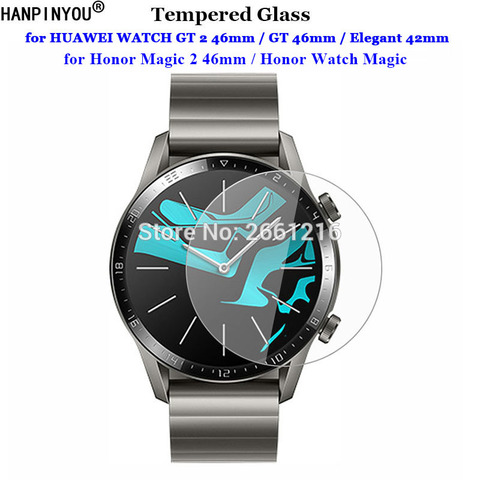 Закаленное стекло 9H 2.5D для HUAWEI Honor Magic WATCH GT 2 2e GT2 GT2e 46 мм S1, элегантные часы 42 мм 1 2 Pro, Защитная пленка для экрана ► Фото 1/6
