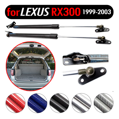 Задний багажник багажника загрузки газа заряженные газовые стойки Лифт поддержки демпфер 520 мм для Lexus RX300 1999 2000 2001 2002 2003 Для Harrier ► Фото 1/6