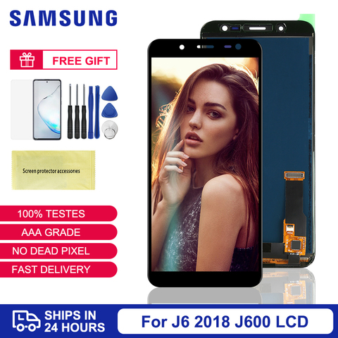 TFT J6 дисплей для Samsung Galaxy J6 2022 J600 LCD сенсорный экран Замена для Samsung J6 J600 J600G J600F J600L детали в сборе ► Фото 1/6