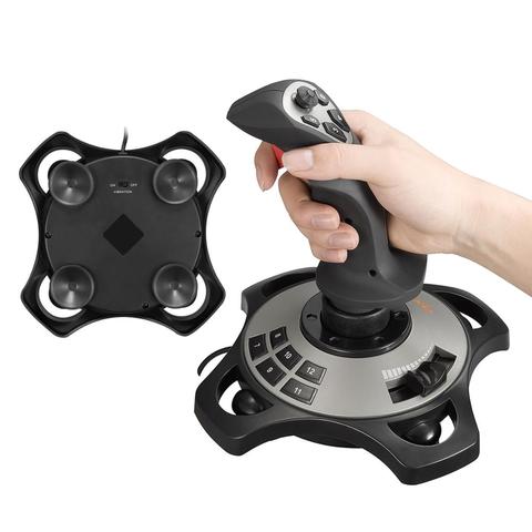 PXN 2113 Flight Stick джойстик игровой контроллер для ПК и 4 оси аркадная игра Стик Джойстик игровой джойстик геймпад Flight Stick контроллер ► Фото 1/6