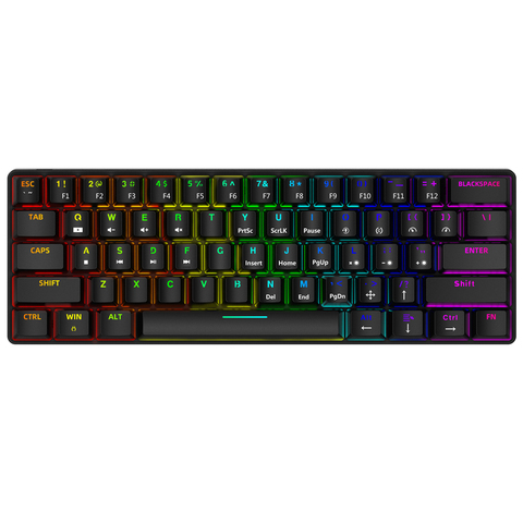 Клавиатура Smart Duck XS61 60% Механическая с rgb-переключателем и светодиодным программным обеспечением ► Фото 1/6