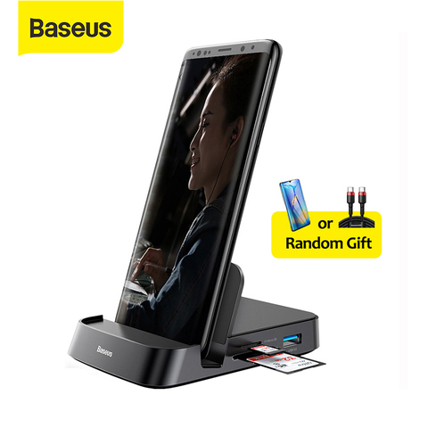 Baseus USB C концентратор Dex станция для USB 3,0 HDMI USB концентратор для Samsung S20 Note 20 Huawei P40 Mate 30 док-станция USB Type C концентратор ► Фото 1/6