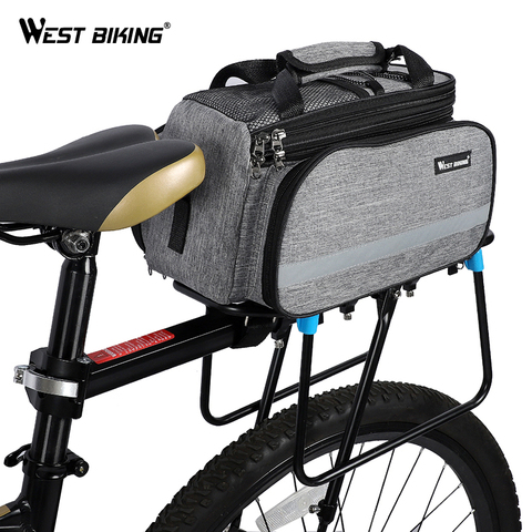 Велосипедная сумка WEST BIKING, хранилище для багажа, корзина, седло для горного велосипеда, сумка на багажник ► Фото 1/6
