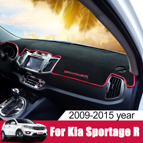 Чехлы на приборную панель автомобиля для Kia Sportage 3, 2010, 2011, 2012, 2013, 2014, 2015 ► Фото 1/5