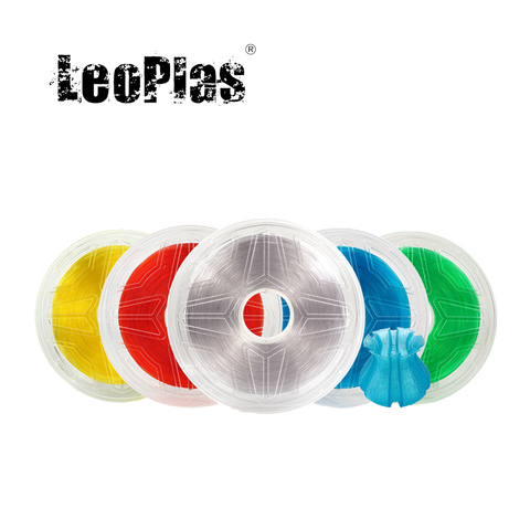 LeoPlas 1 кг 1,75 мм прозрачная нить PLA для 3D-принтера расходные материалы для печати пластиковый материал ► Фото 1/6