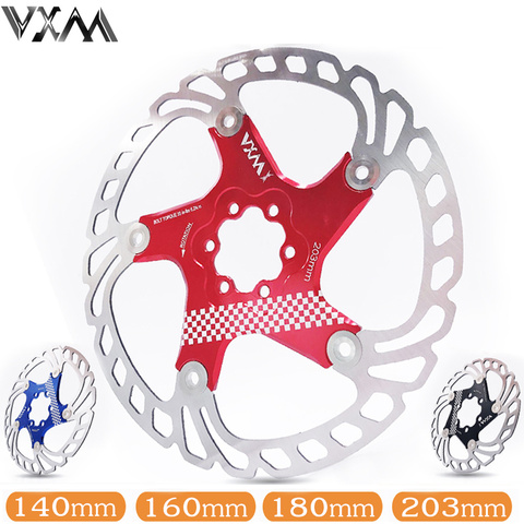 VXM велосипедные плавающие тормозные диски плавающие/ультралегкие тормозные колодки для горных велосипедов с шестью отверстиями дисковые р... ► Фото 1/6