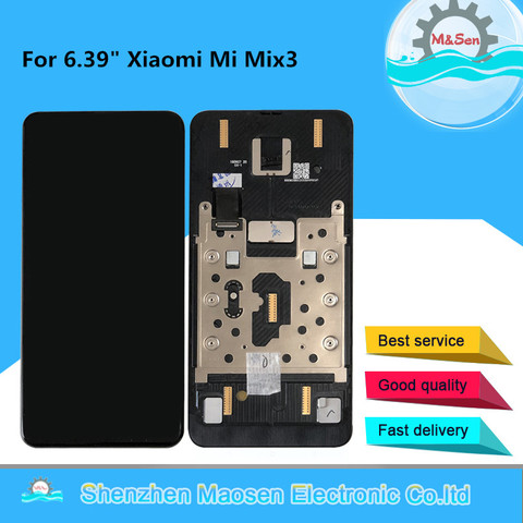 Оригинальный ЖК-дисплей M & Sen 6,39 дюйма для Xiaomi Mi Mix3 MiMix 3 MI MIX 3 Super AMOLED, экран с рамкой и дигитайзером сенсорной панели ► Фото 1/6
