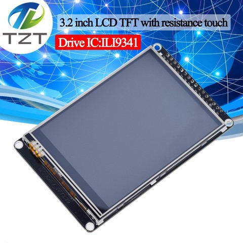 TZT 3,2 дюймовый ЖК TFT с сопротивлением сенсорный экран ILI9341 для STM32F407VET6 макетная плата черного цвета ► Фото 1/1