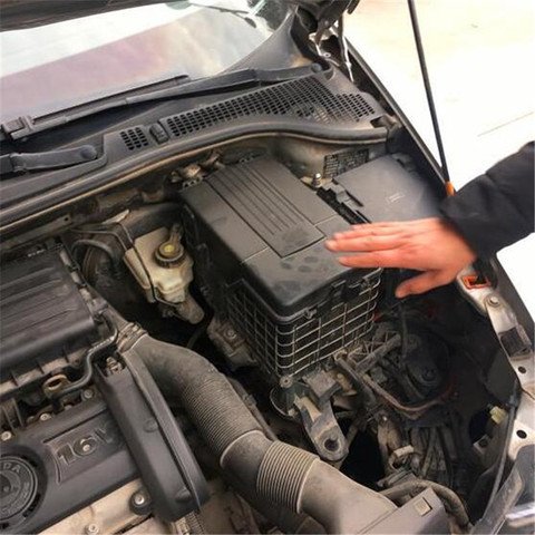 Пылезащитный Водонепроницаемый чехол для автомобильного аккумулятора, для Skoda Kodiaq Octavia Tiguan Touran Golf 6 Sportsvan ► Фото 1/6