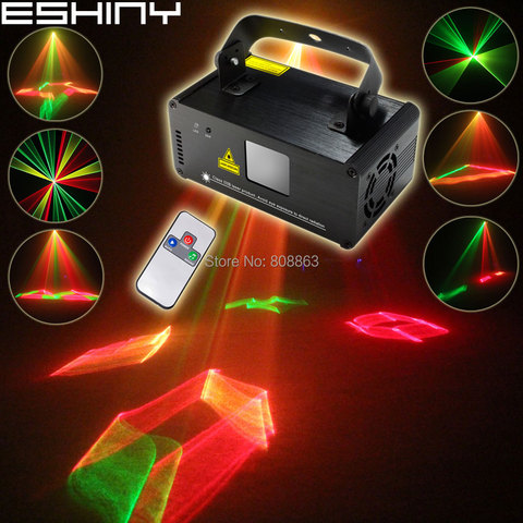 ESHINY лазерный 3D проектор 250 RGY, лазерные линии, луч, сканирование, дистанционный, DMX512, светильник, DJ, танцевальная панель, Рождество, дом, вечерн... ► Фото 1/6