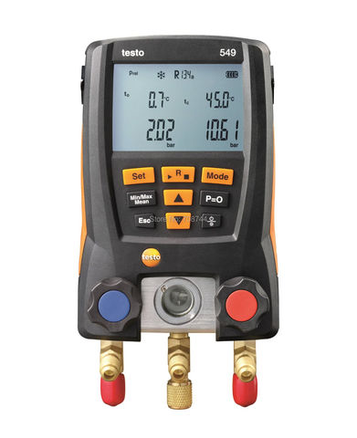 Testo 549 цифровой манометр 2 клапаны системы для HVAC 0560 0550 ► Фото 1/6