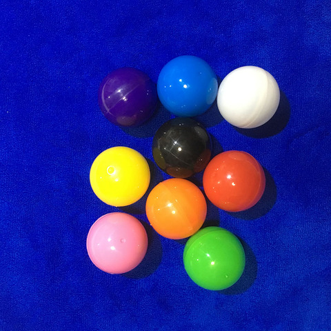 40 мм однотонные пластиковые капсулы для продажи пустых пластиковых игрушек, мяч для лотереи, 50 шт./лот, Подарочный шар для свадьбы ► Фото 1/2