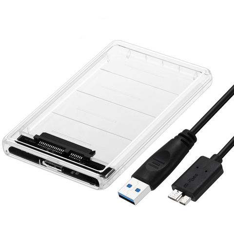 Корпус для жесткого диска 2,5 дюйма SATA на 3,0 USB, внутренний SSD на внешний жесткий диск, чехол для жесткого диска, чехол для компьютера ► Фото 1/1