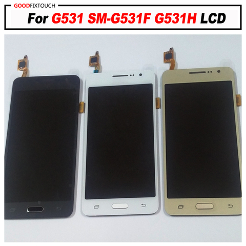 Высококачественный ЖК-дисплей для Samsung Galaxy Grand Prime G531 G531F SM-G531F G531H + дигитайзер сенсорного экрана в сборе + Главная Кнопка ► Фото 1/4